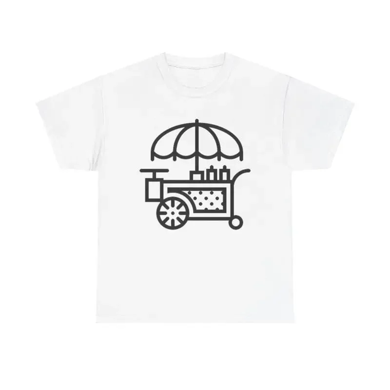 Street Eats T Shirt food cart street vendor festival snack minimalist line art