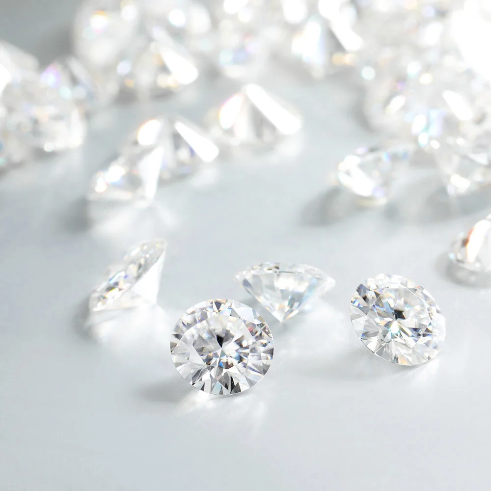 Serenity 1mm 2mm 3mm 5mm 6.5mm 8mm D Color VVS1 Moissanite Loose Stone Customized Necklace/Bracelet/Rings/Earring GRA Certified