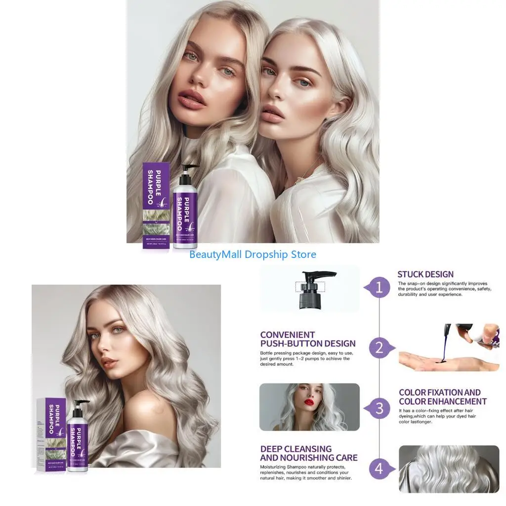 40JD Daily Hair Care Bottle with Smooth Moisture Washing Routine Use