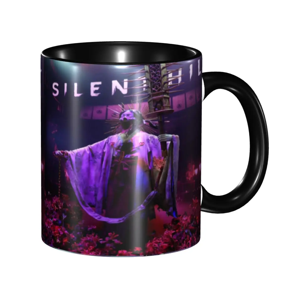 Silent Hill F Horror Game 2025 Gift Mug for Woman Man Kawaii Tea Cup Christmas Present for Office