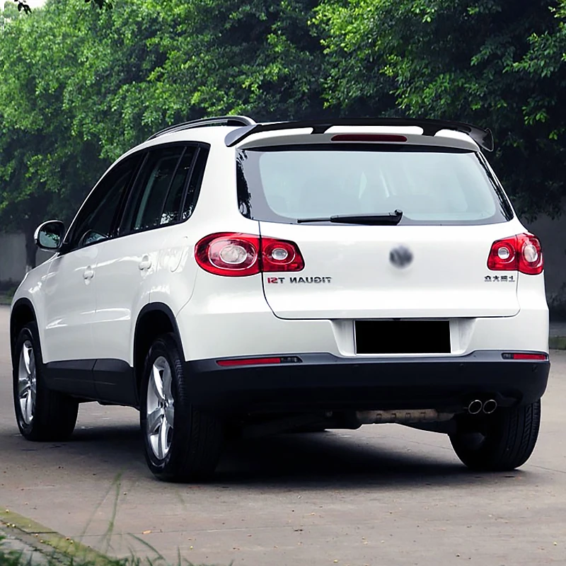 

For VW Tiguan 2010-2017 Car Spoiler Rear Window Roof Auto Spoiler Wing Body Kit ABS Black Carbon Tuning Styling Accessories