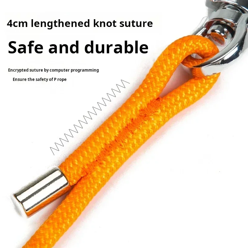 Dog walking rope, metal P rope for large, medium, and small dogs, explosion-proof impact P chain, dog training tool