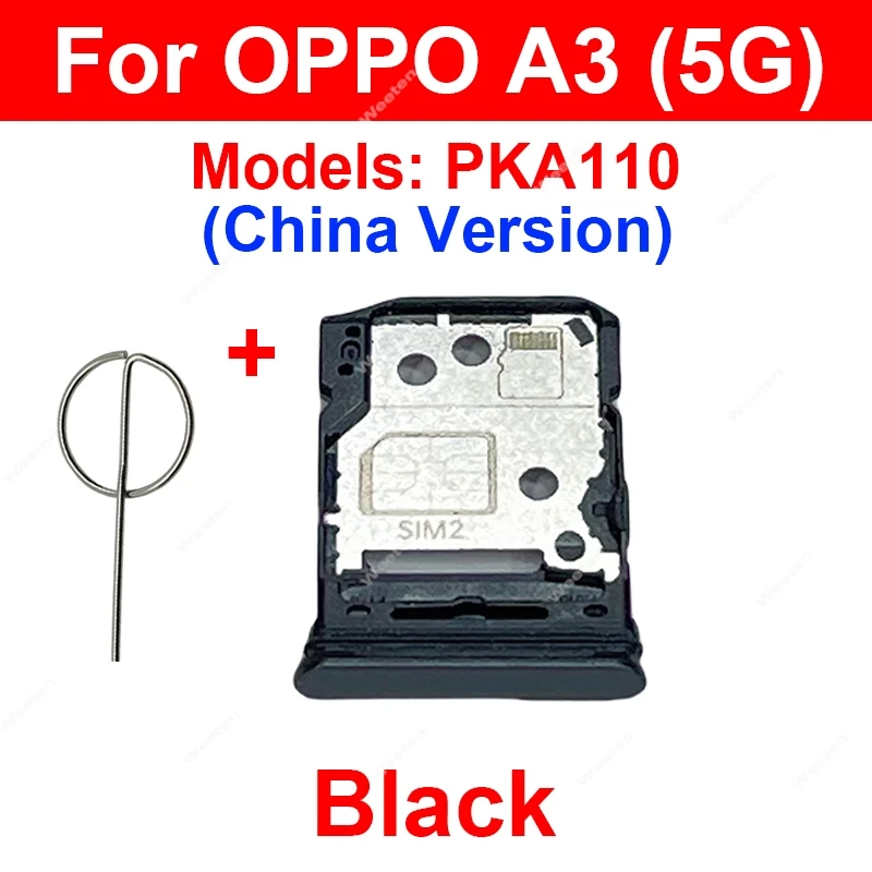 Sim Card Slot Reader Adapter For OPPO A3 A3X A3 Pro 4G 5G Sim Card Sim Card Slot Reader Adapter For OPPO A3 A3X A3 Pro 4G 5G Sim Card