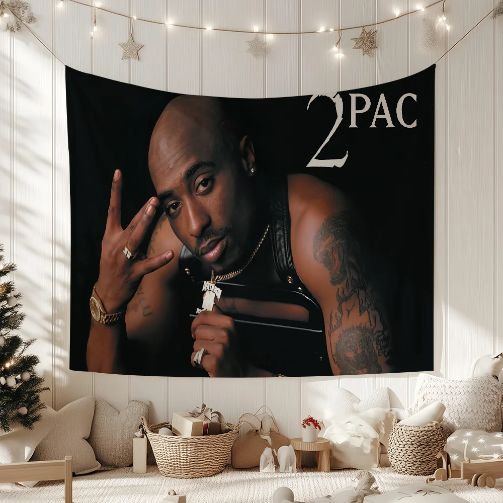 Tupac Shakur 2Pac flag For Living Room Home Dorm Decor Wall Outdoor Camping Party Banner Gifts