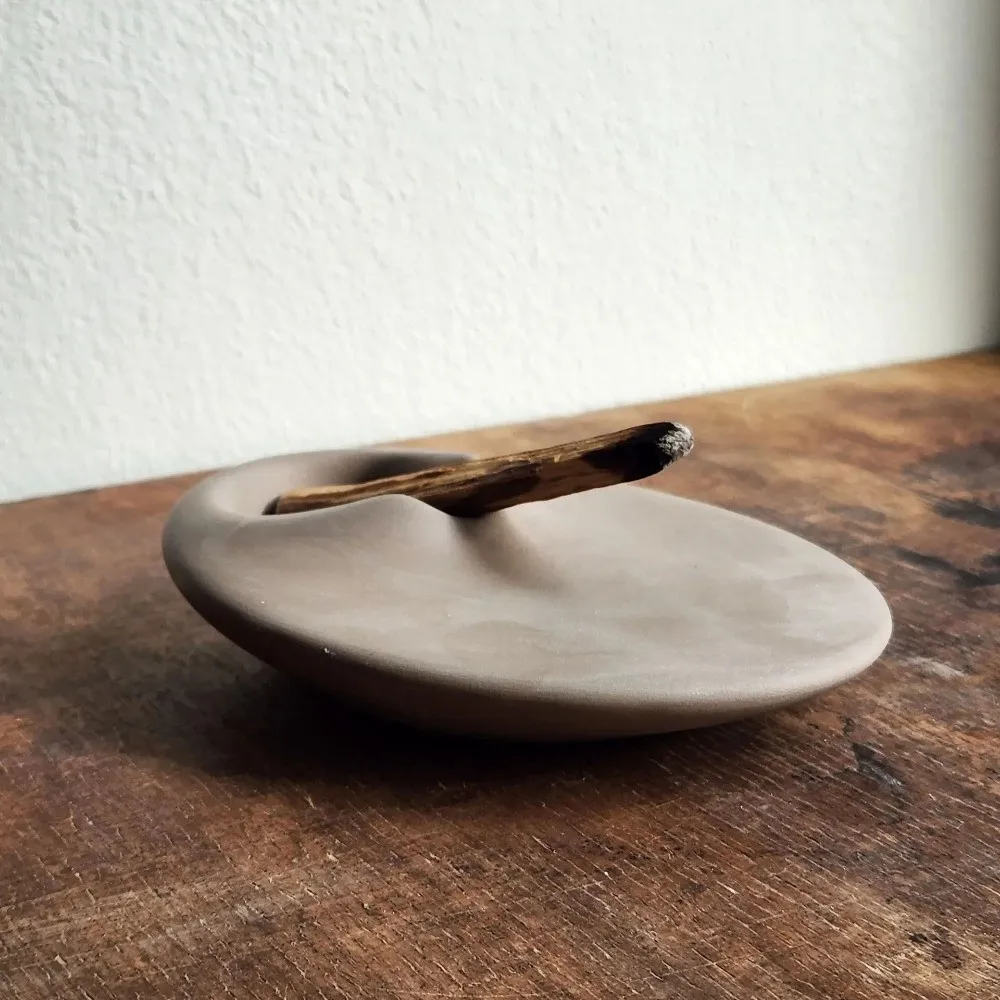 Ethnic Handmade Palo Santo Holder Zen Vintage Incense Stick Holder Craft Incense Accessories Palo Santo Burning Tray Relaxing