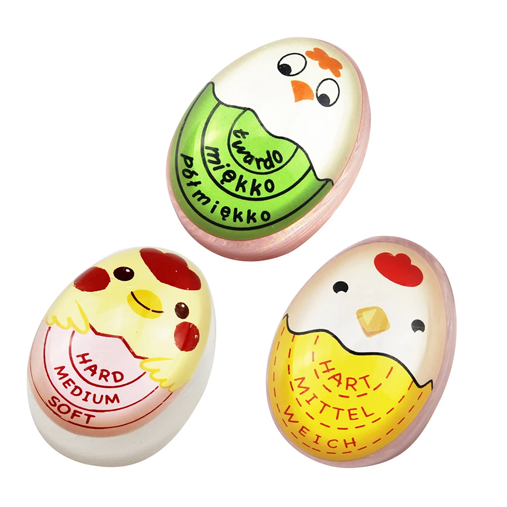 Color Changing Plastic Boiled Egg Alarm Mini Boiled Egg Timer Egg Boiling Timer Boiled Egg Alarm Timer Kitchen Gadgets