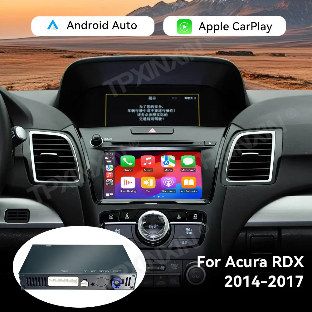 CarPlay Module Interface Box Wireless Carplay For Acura RDX 2014-2017 Android Auto Interface Mirror Link Auto Parts