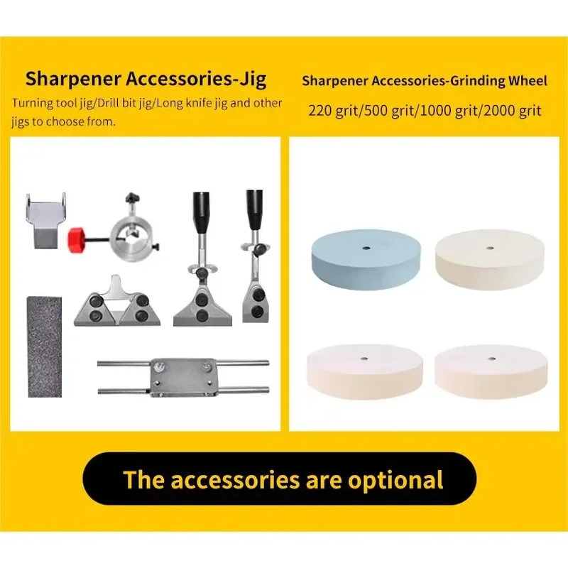 New Arrival 10-Inch Wet Sharpener 400W Knife Sharpening Benchtop Machine with Variable Speed Low Noise Metal Polishing view 3