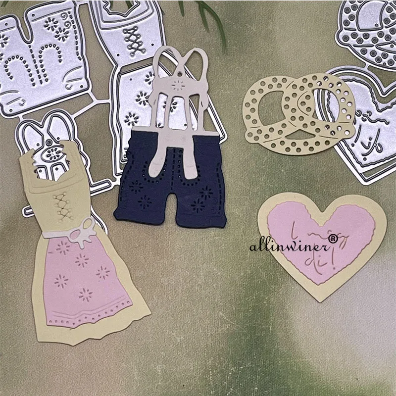 Skirt overalls decoration Metal Cutting Dies Stencils Die Cut for DIY Scrapbooking Album Paper Card Embossing