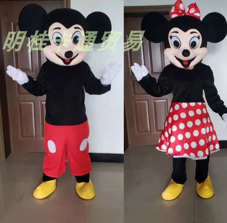 

Disney Potdemiel Steamboat Willie Mickey Mouse Mascot Costume Minnie Mouse Cartoon Character Party Christmas Carnival Party