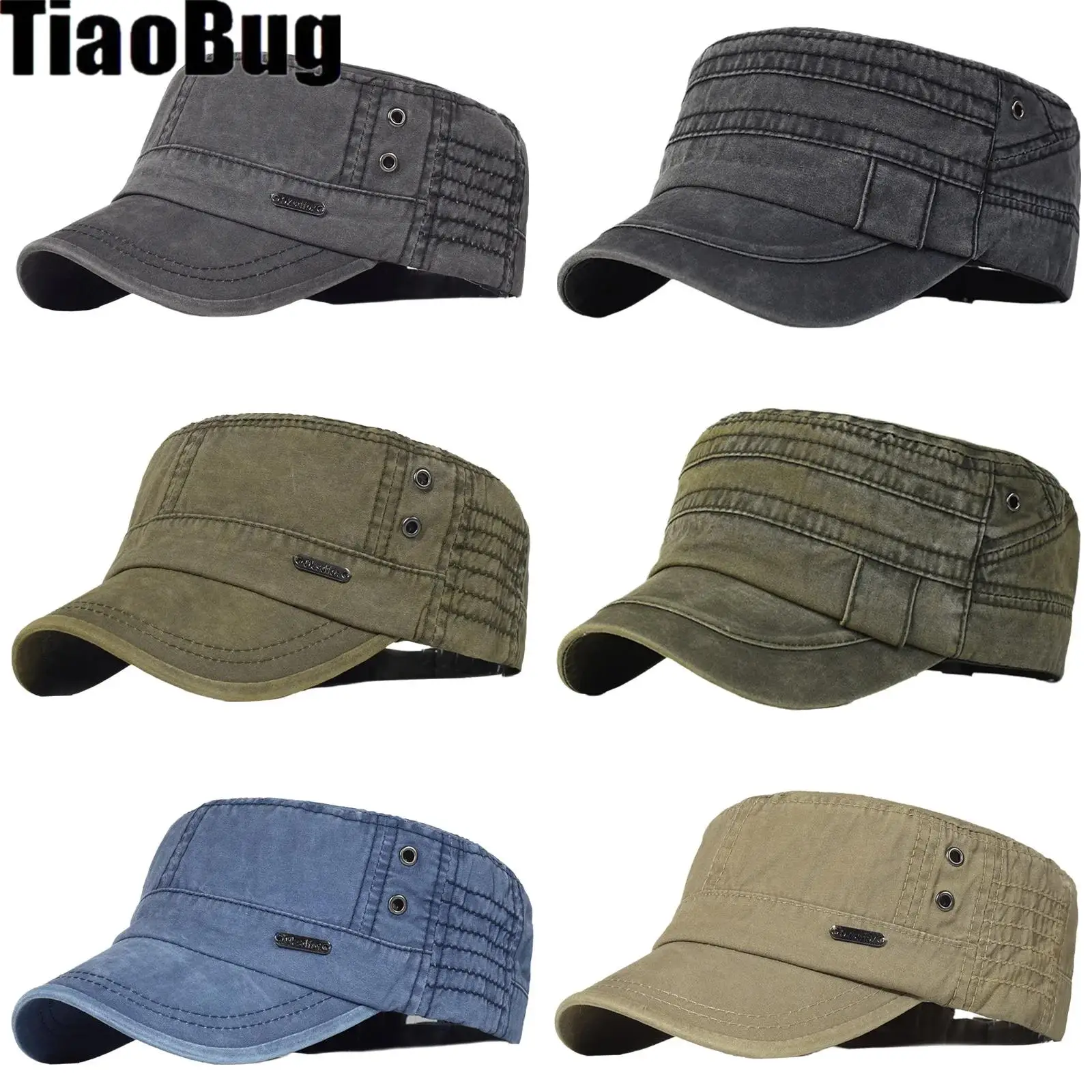 

1Pcs Men Women Wide Brim Hat Flat Top Hat Adjustable Cap Hat for Outdoor Travel Camping Hiking