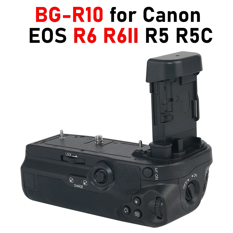 EOS R6II Battery Grip BG-R10 Vertical Grip for Canon EOS R6II R6 Mark II Battery Grip