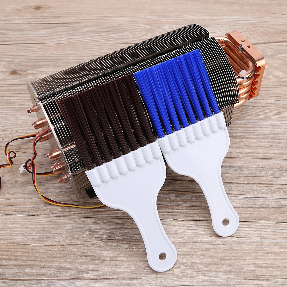 Air Conditioner Condenser Fin Comb Plastic Radiator Brush Flexible Cleaning Whisk Brush for Air Conditioner House Cleaning Tools