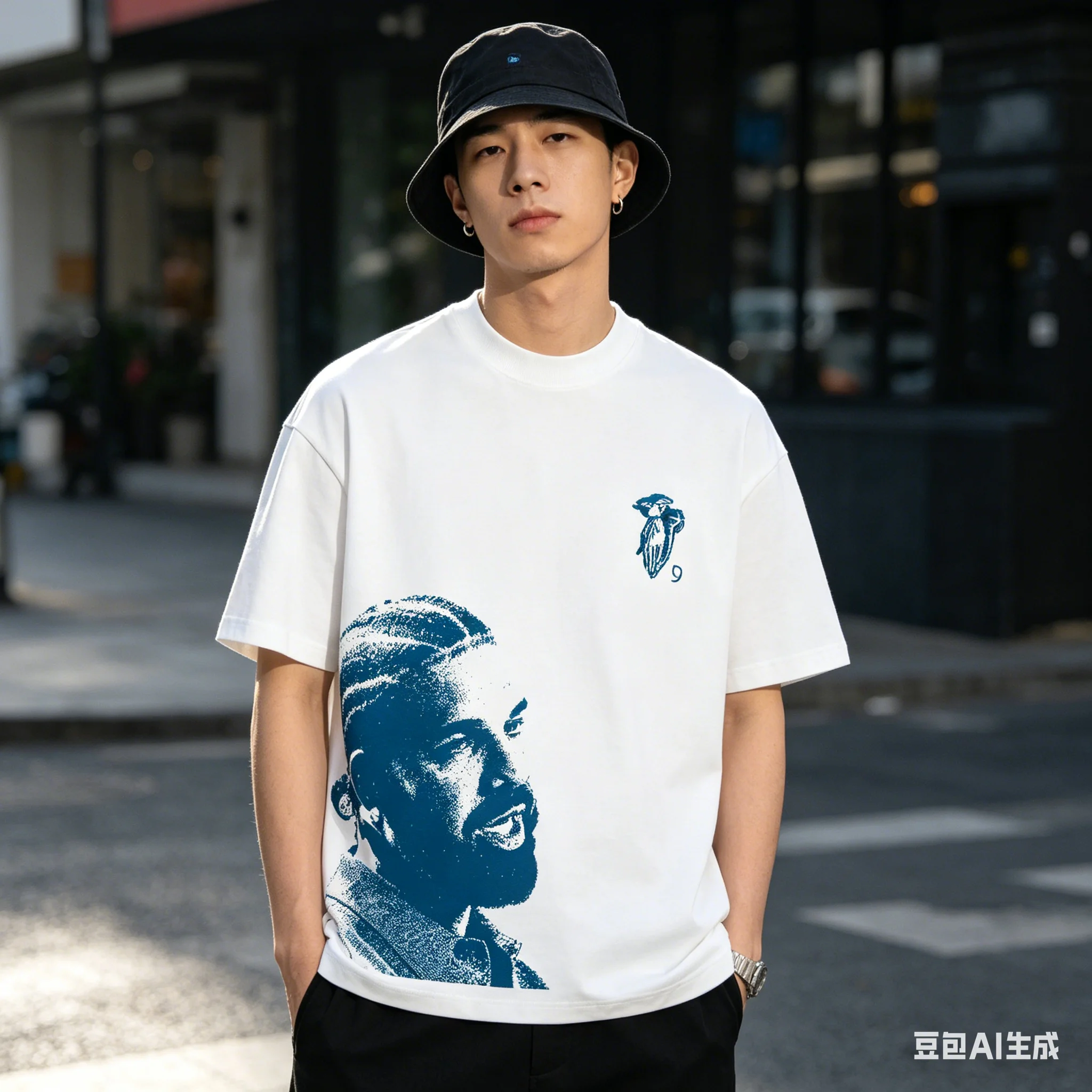 Vintage Rapper Drizzy Drake Print T-shirt Unisex Casual Cotton Oversized Short Sleeve T-shirts Hip Hop Gothic Popular Streetwear