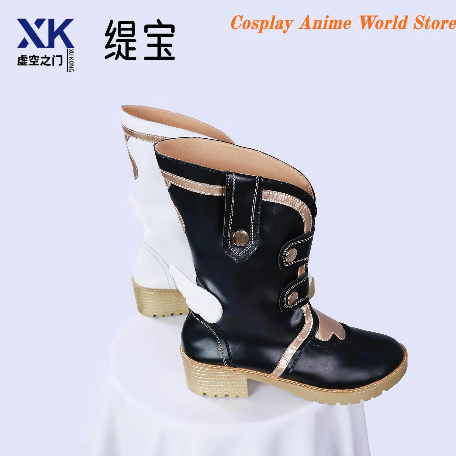 

in stock Honkai Star Rail Trapper The Ages of the Heroes of Omphalos Cosplay Shoes Prop shoes Halloween Women Role Play Shoes