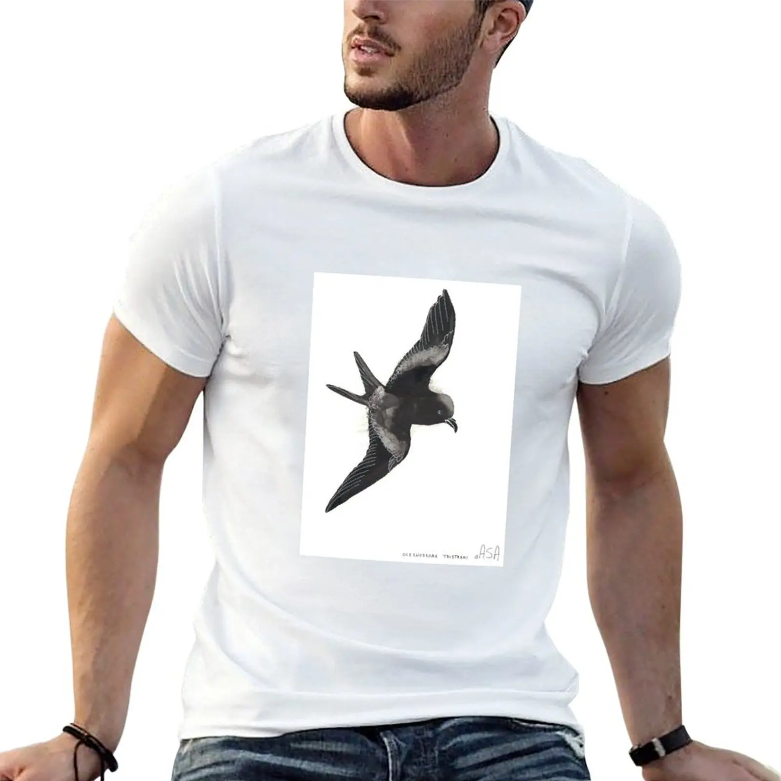 Tristram's Storm Petrel T-Shirt Athletic Quick Dry T-Shirt for Men