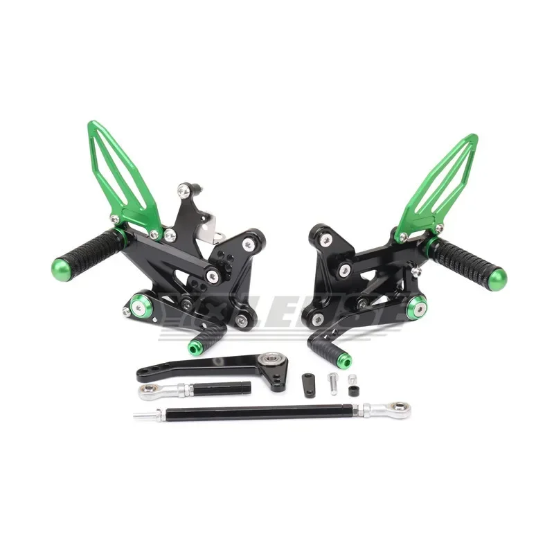 For KAWASAKI NINJA ZX-4R ZX-4RR ZX4R ZX4RR ZX25R Motorcycle Adjustable Raise Move Back Footrests Rearset Rear Footpeg Foot Rests