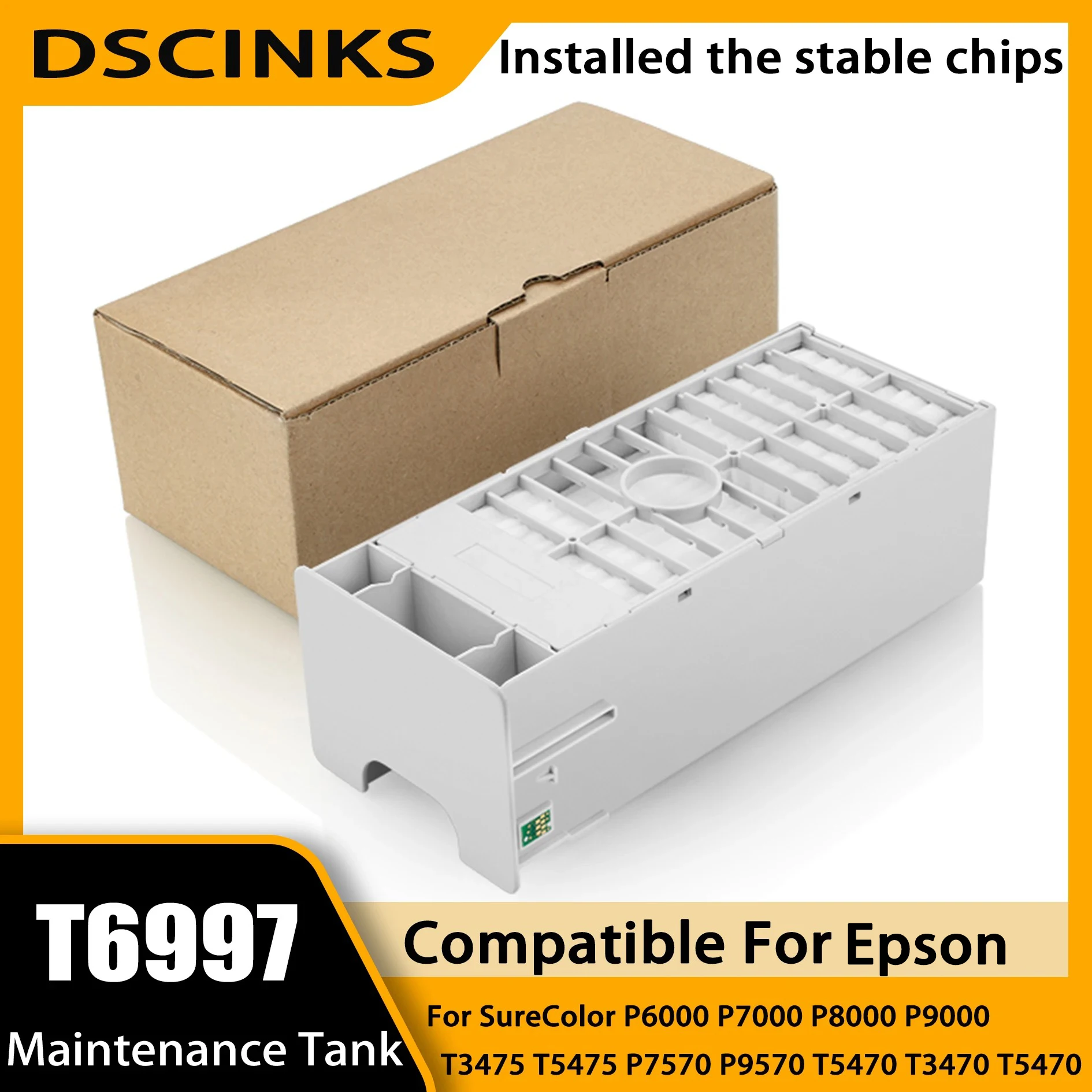 

T6997 Maintenance Tank For Epson SureColor P6000 P7000 P8000 P9000 T3475 T5475 P7570 P9570 T5470 T3470 Printer Waste Ink Tank
