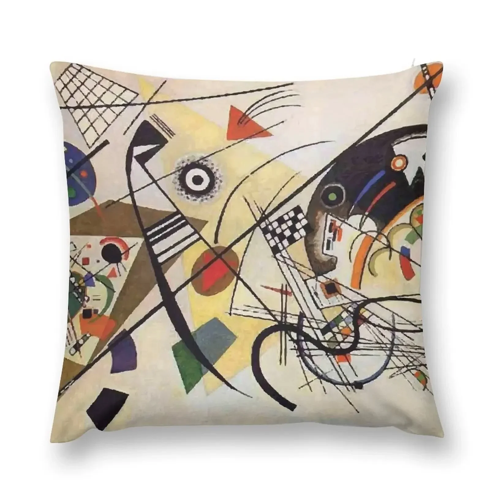 

Transverse Line, Abstract, Wassily Kandinsky Throw Pillow pillow pillowcase Cushions Cover covers for pillows pillow