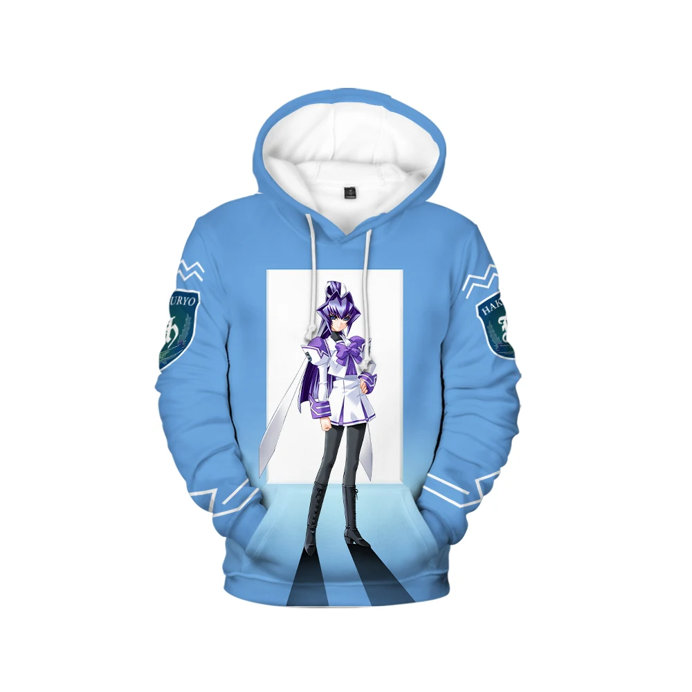 Muv-Luv ทางเลือก2KY 3D พิมพ์นักร้องชายฮูดดี้แขนยาว Harajuku Pullover Hooded เสื้อขนแกะ Jacket Sweatshirt