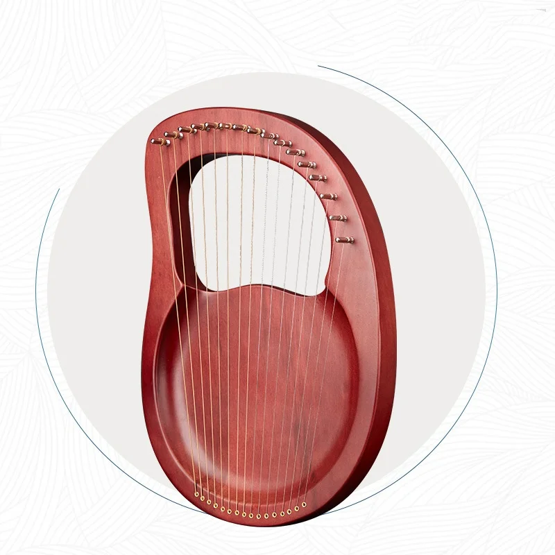 15 /19 Strings Lyre Harp Portable Small Harp Lyre Musical Instrument for Beginners
