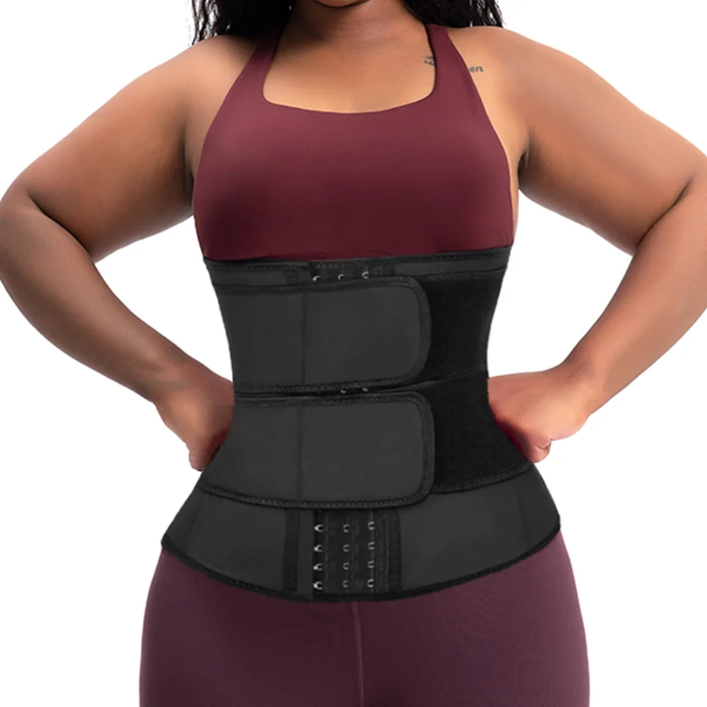 Waist Trainer Sauna Suits for Women Sports Girdle Corset Slimming Belly Girdles Sweat Trimmer Belts Gym Weight Loss Sweat Suits