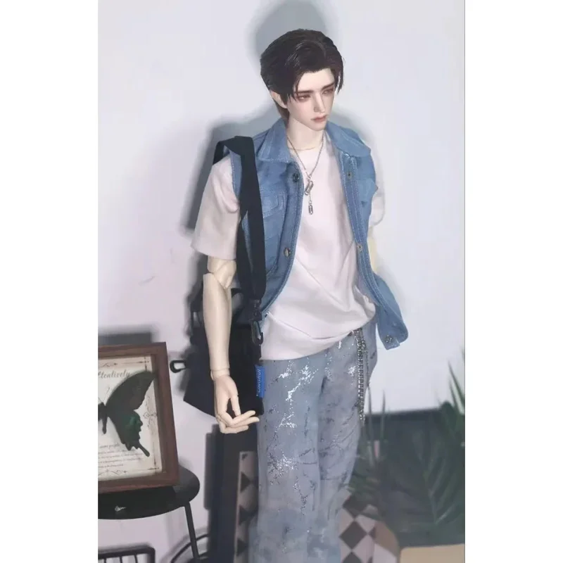 

BJD Doll Clothes For 1/4 ID75 Dolls T-shirt Vest Pants Set Dolls Clothing Accessories(No Doll)