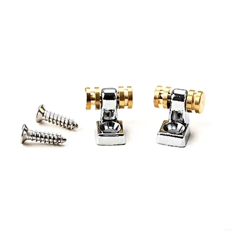 

Y51D 2 Pcs Guitars Roller String Trees Standard Guitar String Guides with Screws