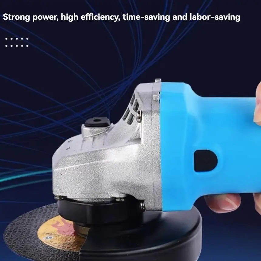 Adjustable Speed Polishing Machine 220V 50-60Hz Brushless Mini Handheld Grinder 750W Electric Angle Grinder