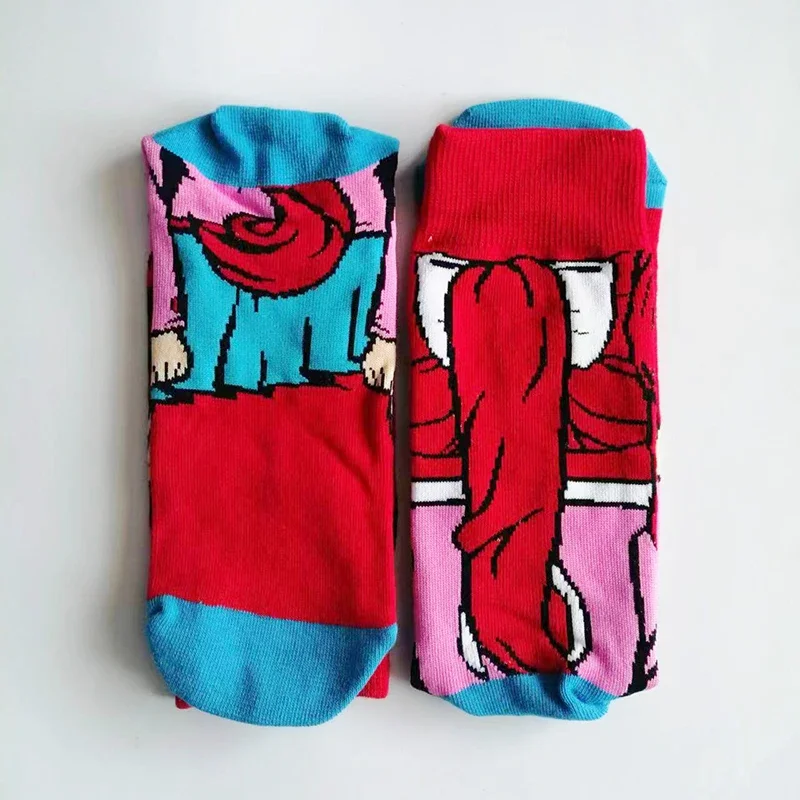 Männer Anime Socken Cartoon Film Spieler Neuheit glücklich lustig Sokken für Weihnachten Party Festival Geschenk