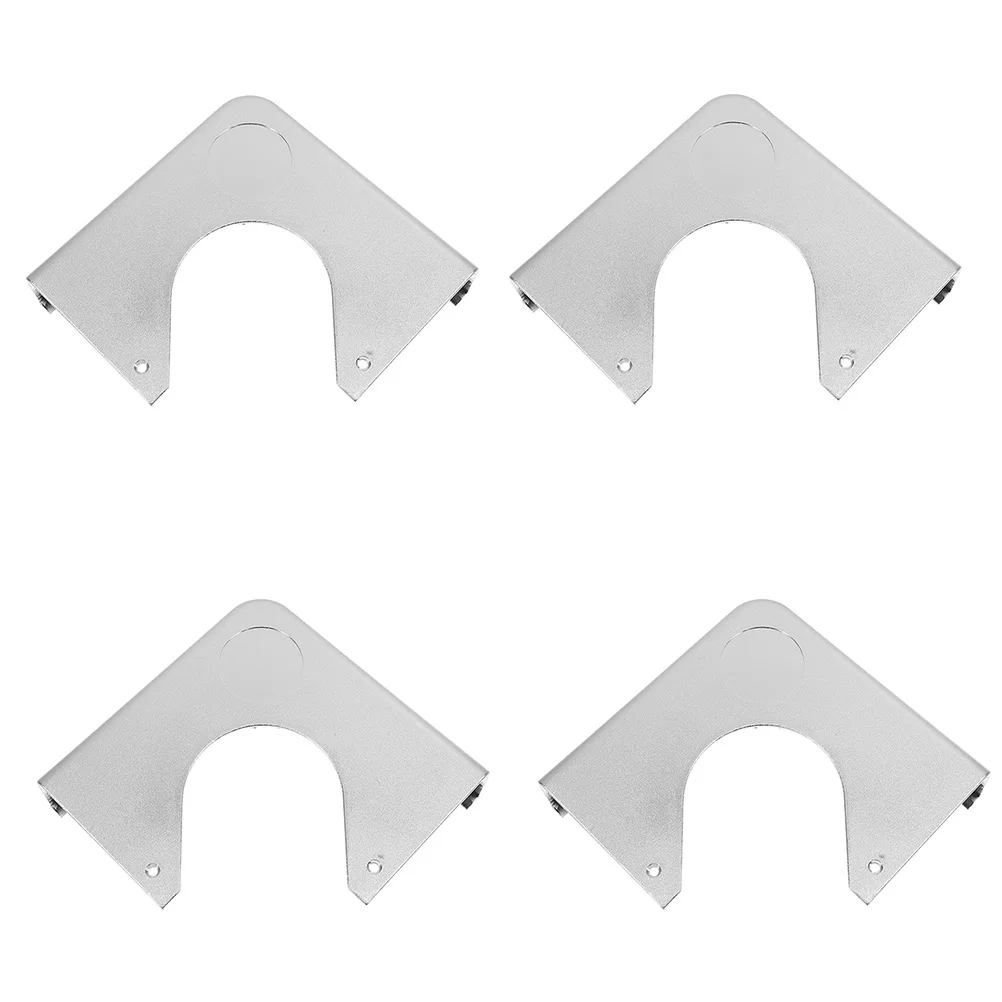 

4 Pcs Accessory Plates Pool Metal Corner Guard Plate Table Accessories Metal Corner Plate Guard Replacement Hardware