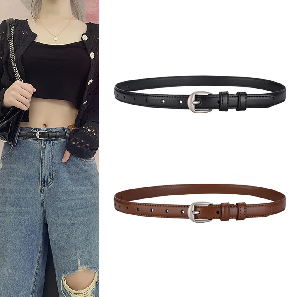 

Fashion Retro Women's Pin Buckle Belt Simple Women's Waist Jean Belt Trendy Women's Birthday Party Gifts