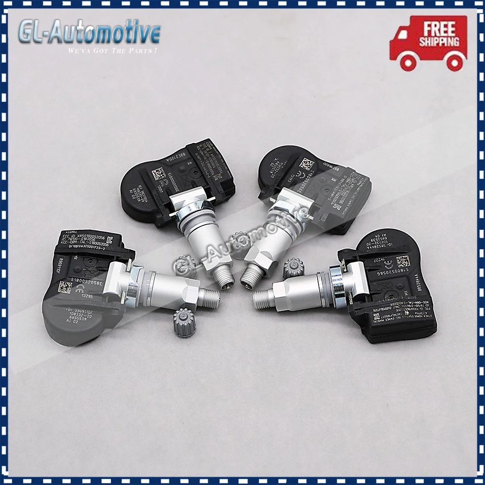 Set of (4) TPMS 36106881890 Tire Pressure Sensor for Alpina B3 B4 BMW F30 F34 F32 I01 F15 F16 Mini Mini 6881890 433MHZ