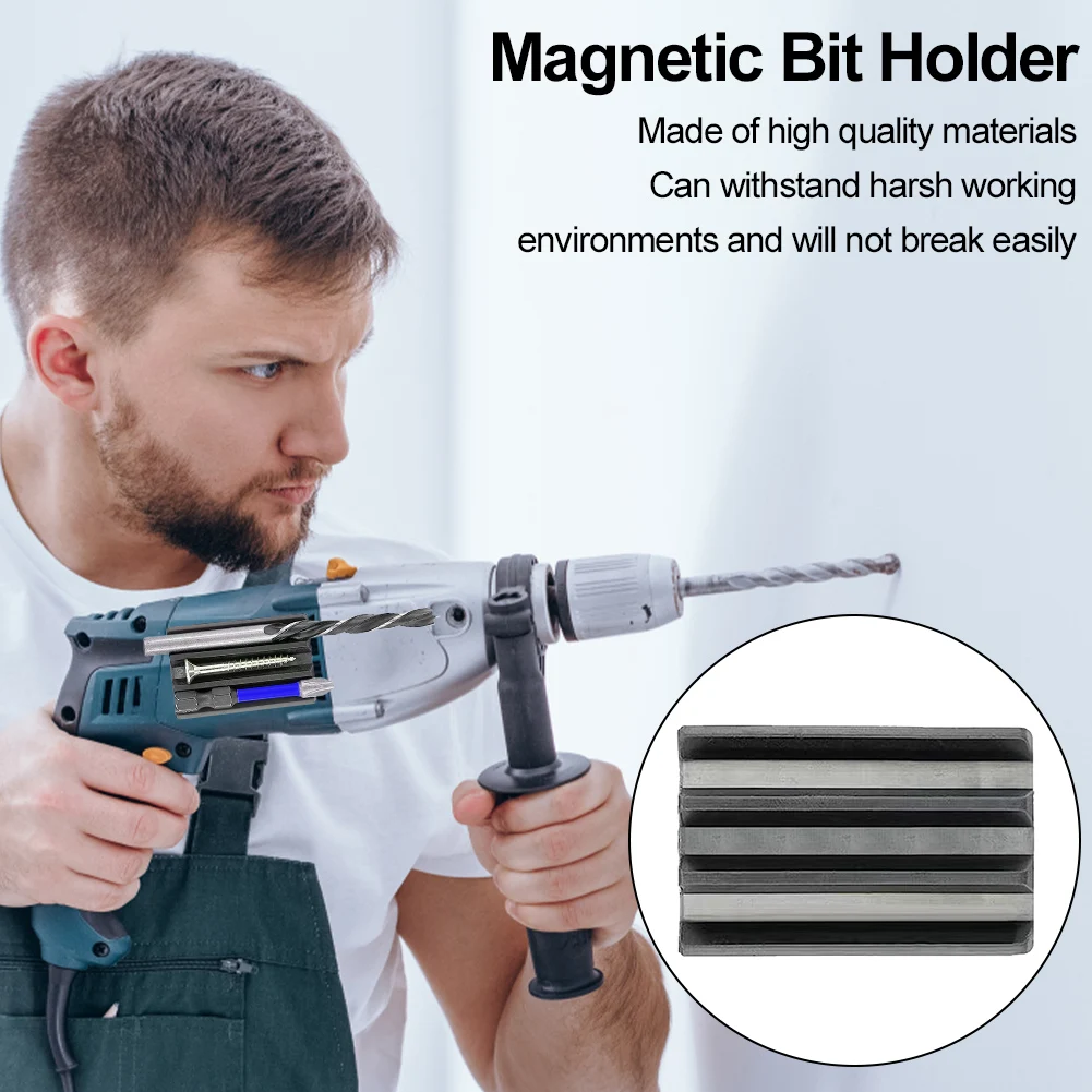 Magnetic Bit Holder Drill Bits Holder Organizer Small Powerful Magnet Drill Bit Stand for Milwaukee Impact Drivers Drills