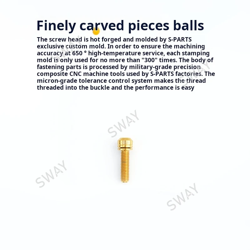 6Pcs Titanium Alloy…
