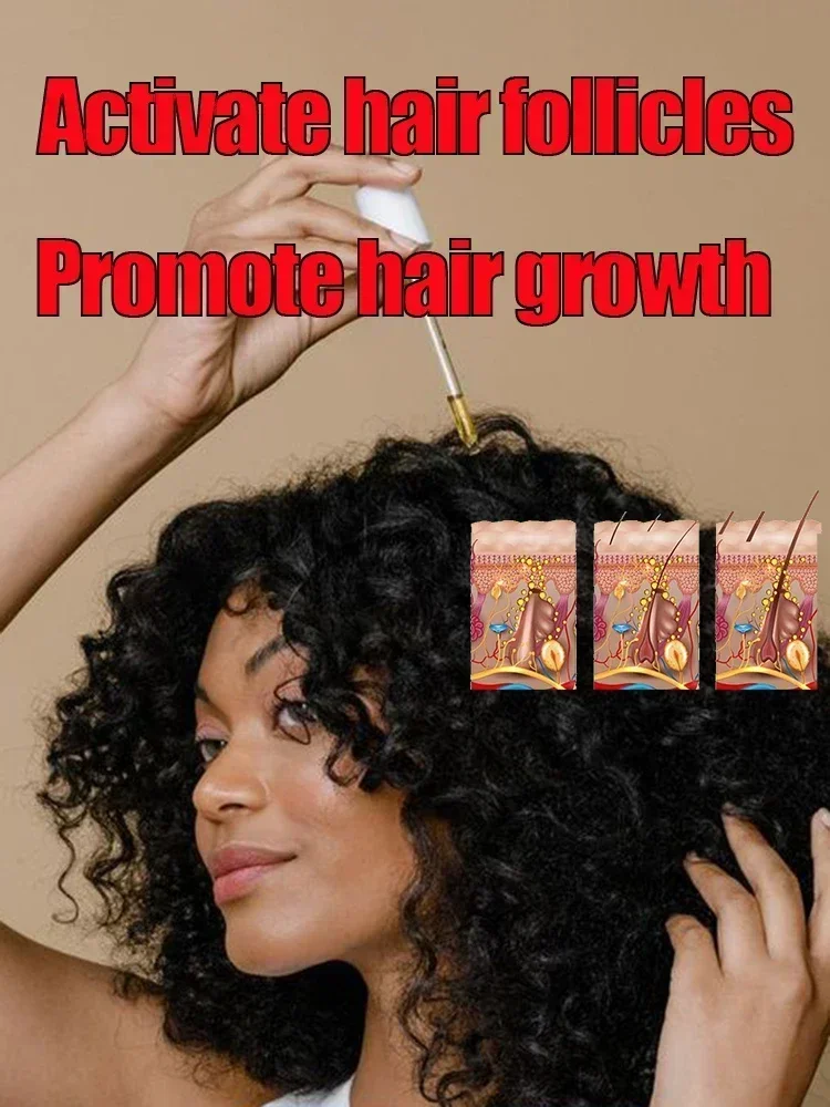 

Biotin Fast Hair Growth Oil Regrowth Serum Hair Thinning Treatment Growth Liquid Hair Loss products for Women Men