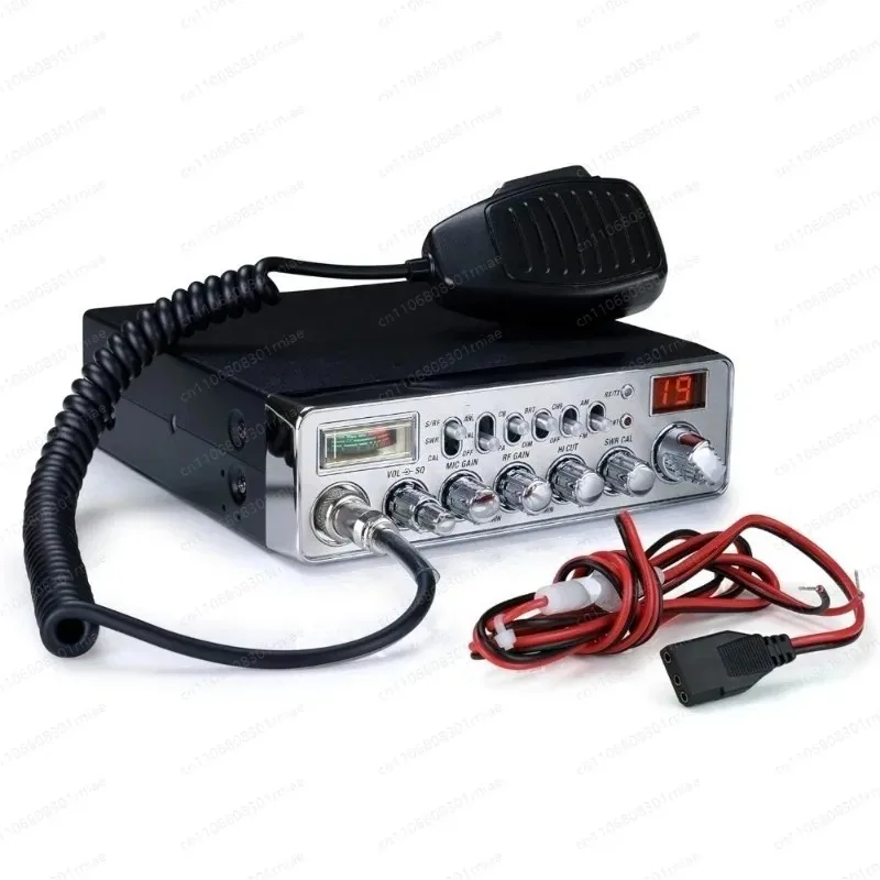 NEW Professional 40-Channel CB Radio with Dual-Mode AM/FM,Integrated SWR Meter,RF/Mic Gain Control&Instant Channel 9-Hot Sale.