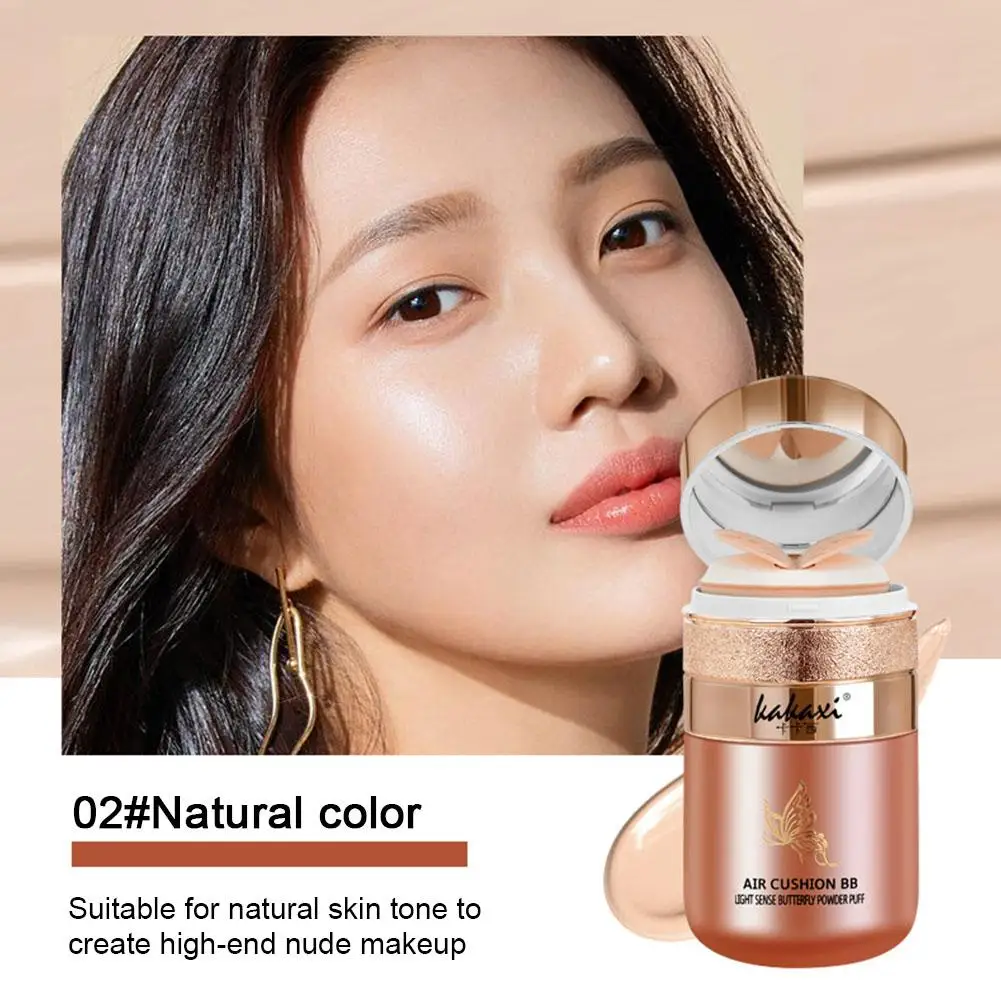 Krem BB w poduszce Butterfly, krem upiększający, nawilżający, długotrwały, kryjący, podkład w płynie.