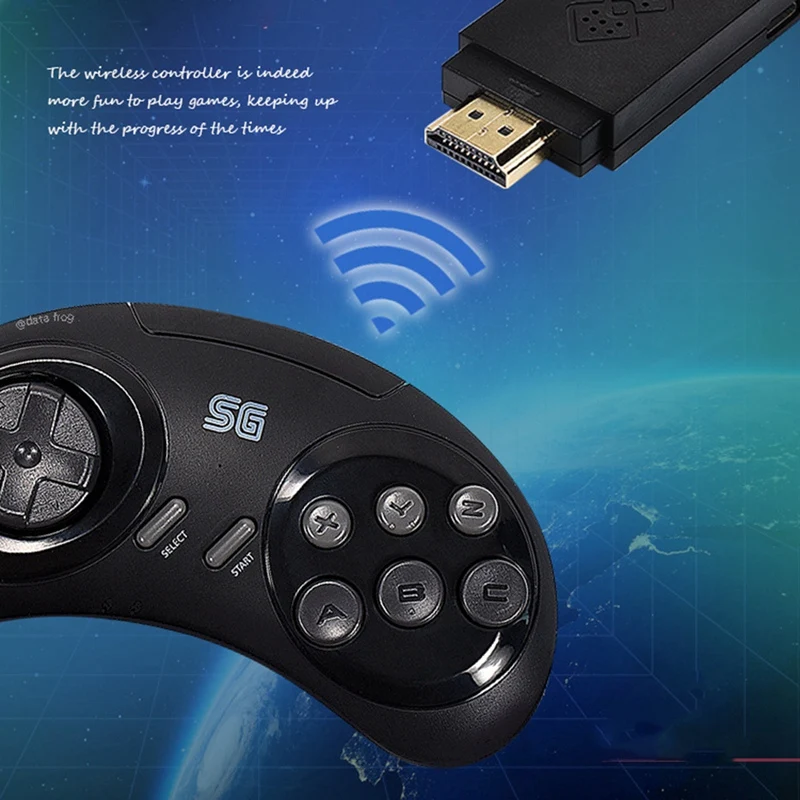 BTFL-Y2 SG ريترو وحدة تحكم ألعاب فيديو لاسلكية لـ Sega Mega Drive 2 لوحدة تحكم ألعاب الفيديو Sega NES