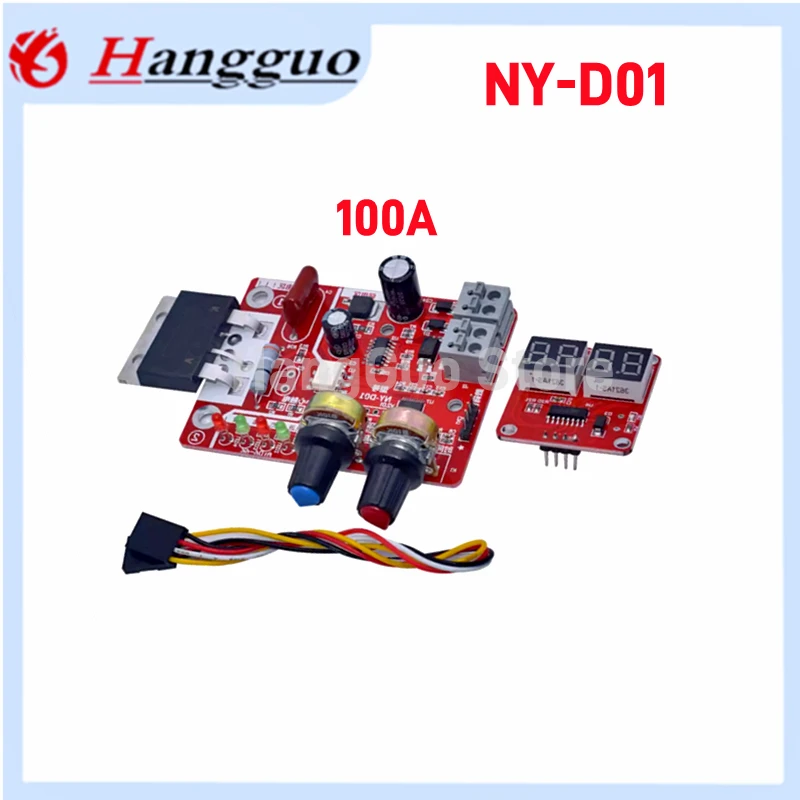 40A 100A NY-D01 Portable Digital Display Spots Welding Machine Control Panel Spots Welding Machine Time and Current Controller