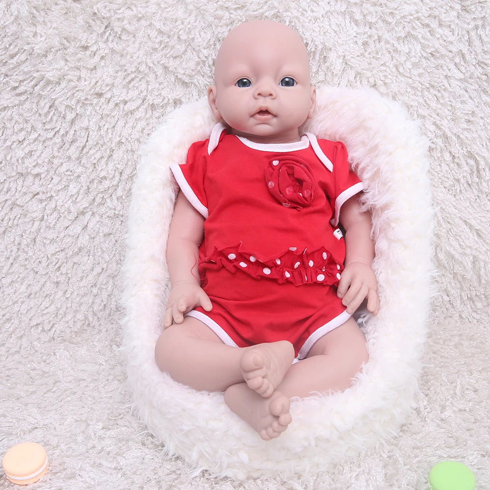 WW1538 52cm 3900g Realistic Silicone Reborn Baby Doll Newborn Baby Toys Soft Lifelike Dolls for Children Christmas Gift