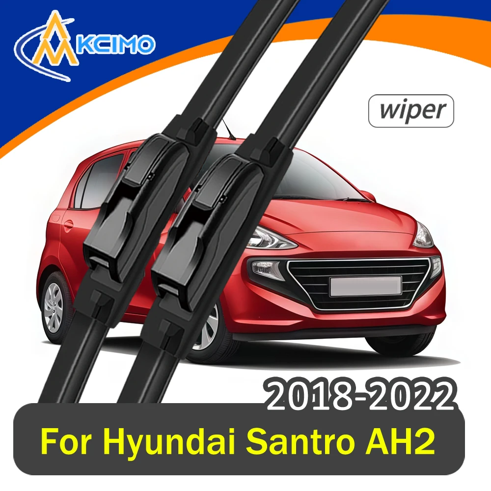 

Windshield Wipers Replacement For Hyundai Santro AH2 2018-2022 Pair/Set Front Wiper Blades Exact Fit Easy Install