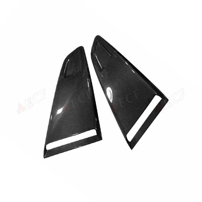 

For Ford Mustang GT Carbon Fiber Car Rear Window Blinds Side Tuyere Louvers Vent MP Style Rear Window Louvers Body Kit