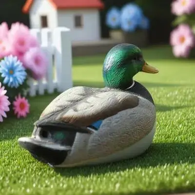 

Premium Simulated Duck Crafts for Garden Yard Pond Decor Realistic Floating Duck Bait Hunting Supply Wear-Resistant Portable