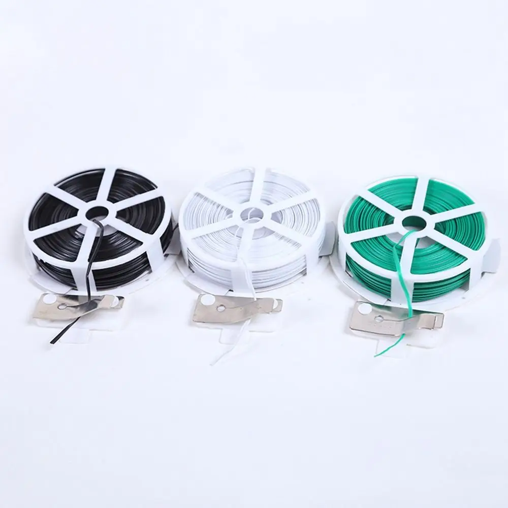20/50/100m Garden Cable Ties Plant Climbing Lines Plant Twist Ties Power Wire Loop Tape Flower Plant Support Strap Tie