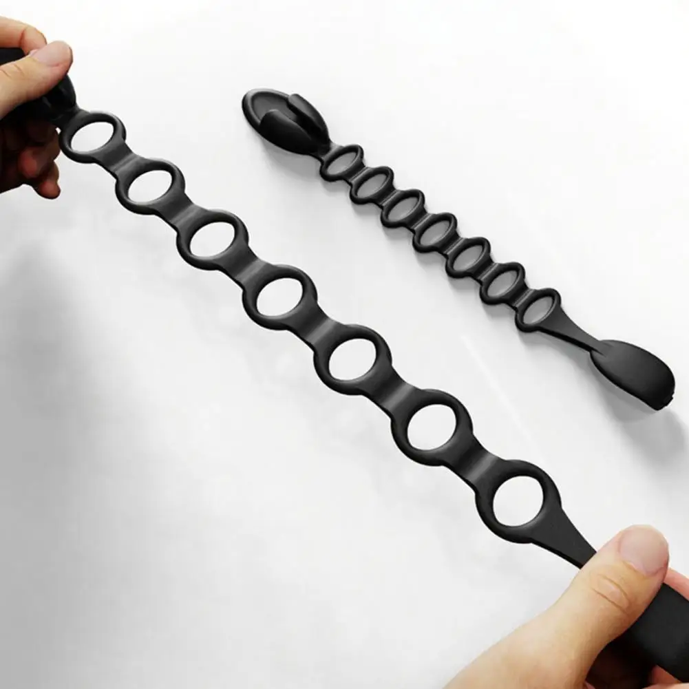 Garland Hanger Strap Adhesive Garland Hook Christmas Garland Hanger Adhesive Hooks Multi-functional Silicone Strap for Mantle