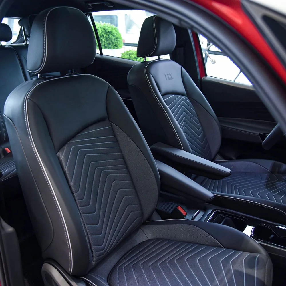 

Car Seat Covers For Volkswagen VW ID.3 2019 2020 2021 2022 2023 Nappa Leather Custom Full Set Interior Protector Accessories