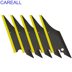 CAREALL 5PCS Conqueror Rubber Squeegee Soft Blade Vinyl Wrap Window Tint Scraper Snow Water Remover Wiper Car Wash Cleaning Tool