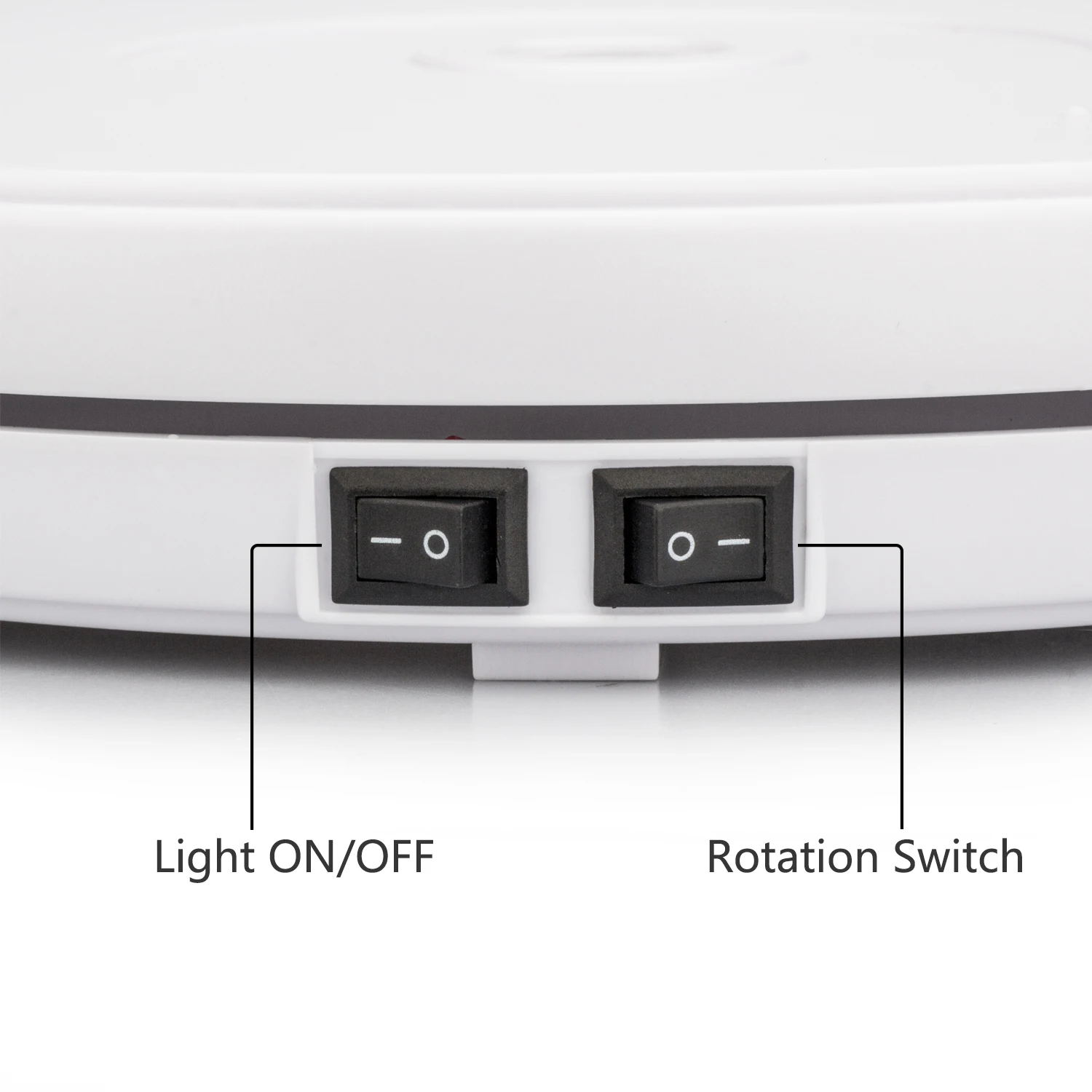 Leadleds Dropshipping 25cm Intelligent Electric Noiseless Rotary Table Exhibition Turntable Rotating Display Stand With LED