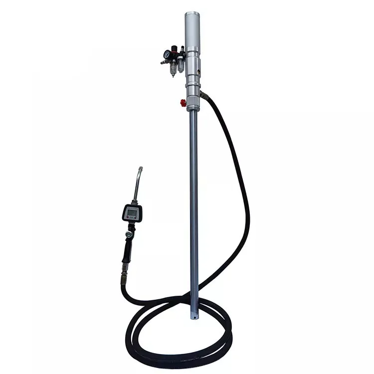 

Heavy Duty Pneumatic Oil Pump Oil Dispenser With Cart Trolley for 400LB 55GAL Drum